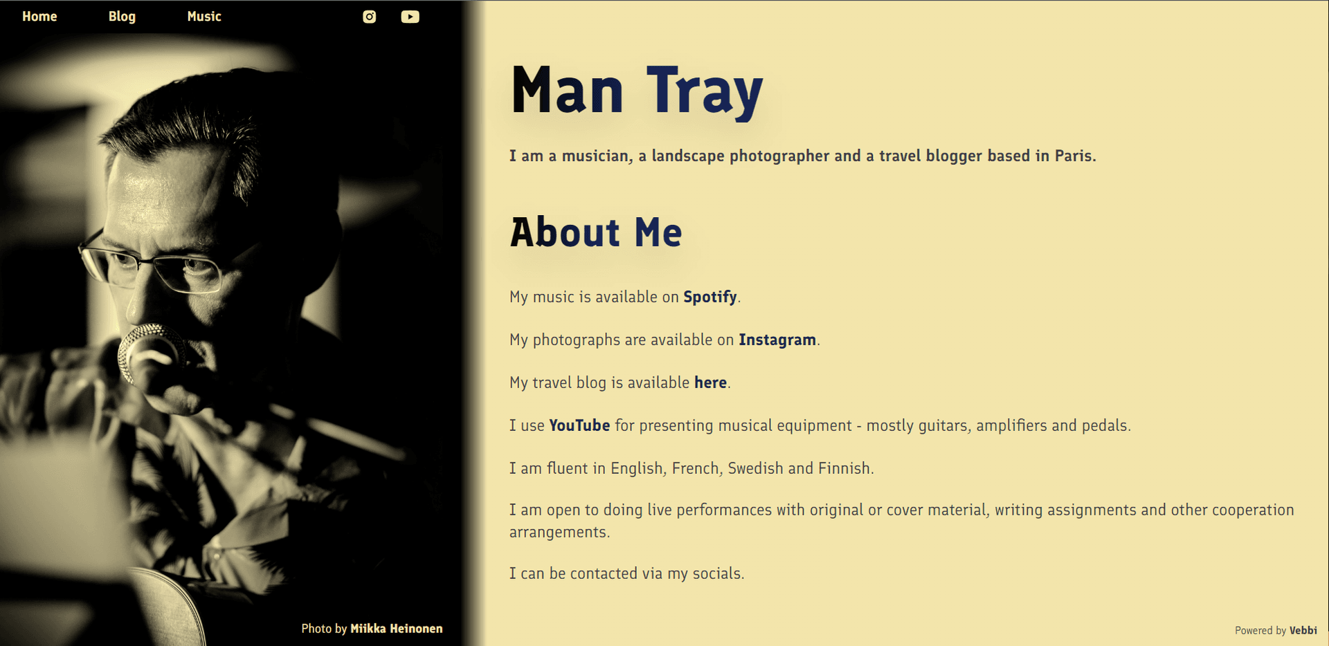 Man Tray